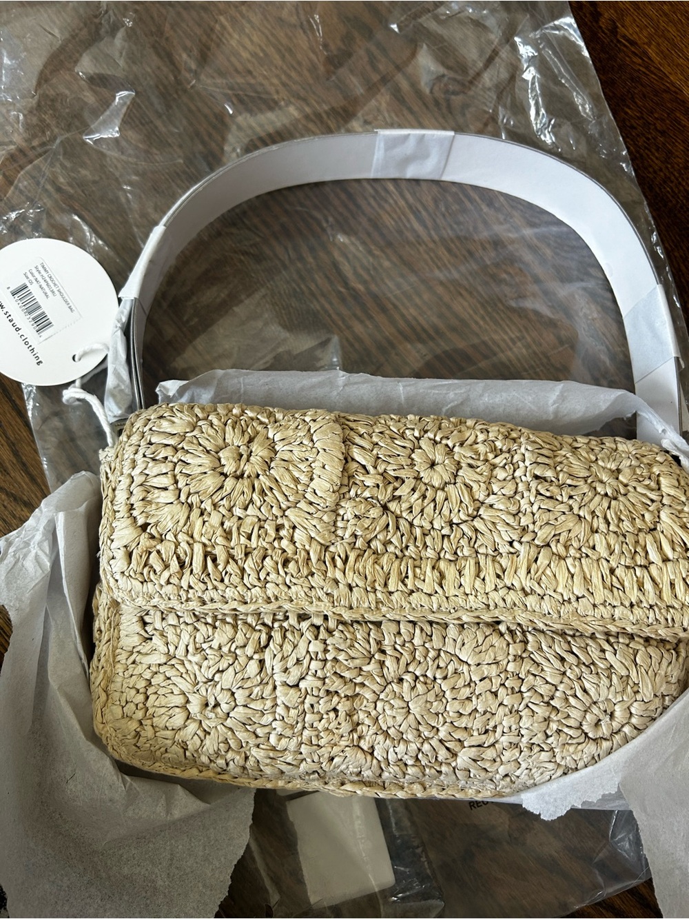 🎆 MDW SALE • NWT • STAUD Timmy crochet bag - Picture 3 of 10